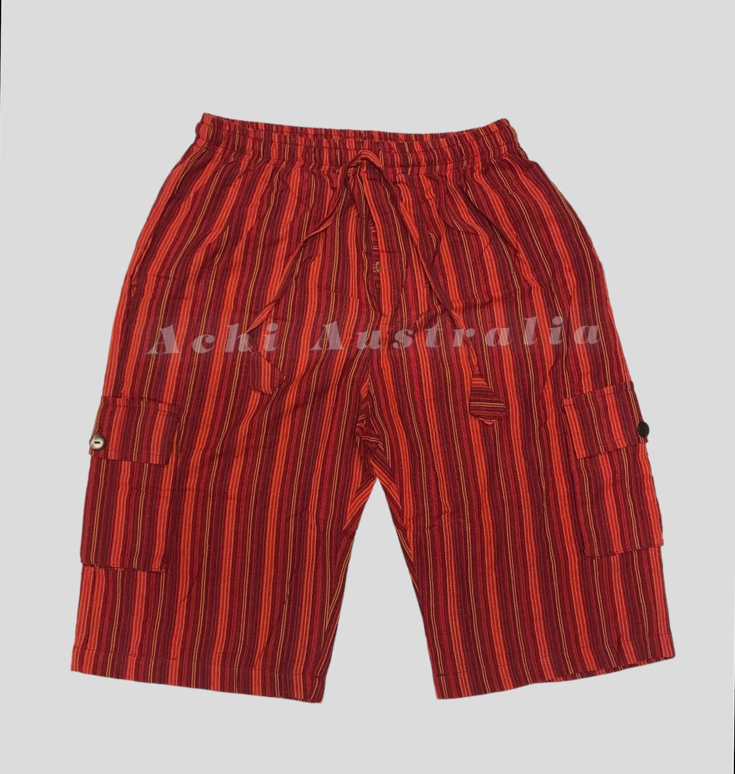 3/4 Cotton Cargo Shorts