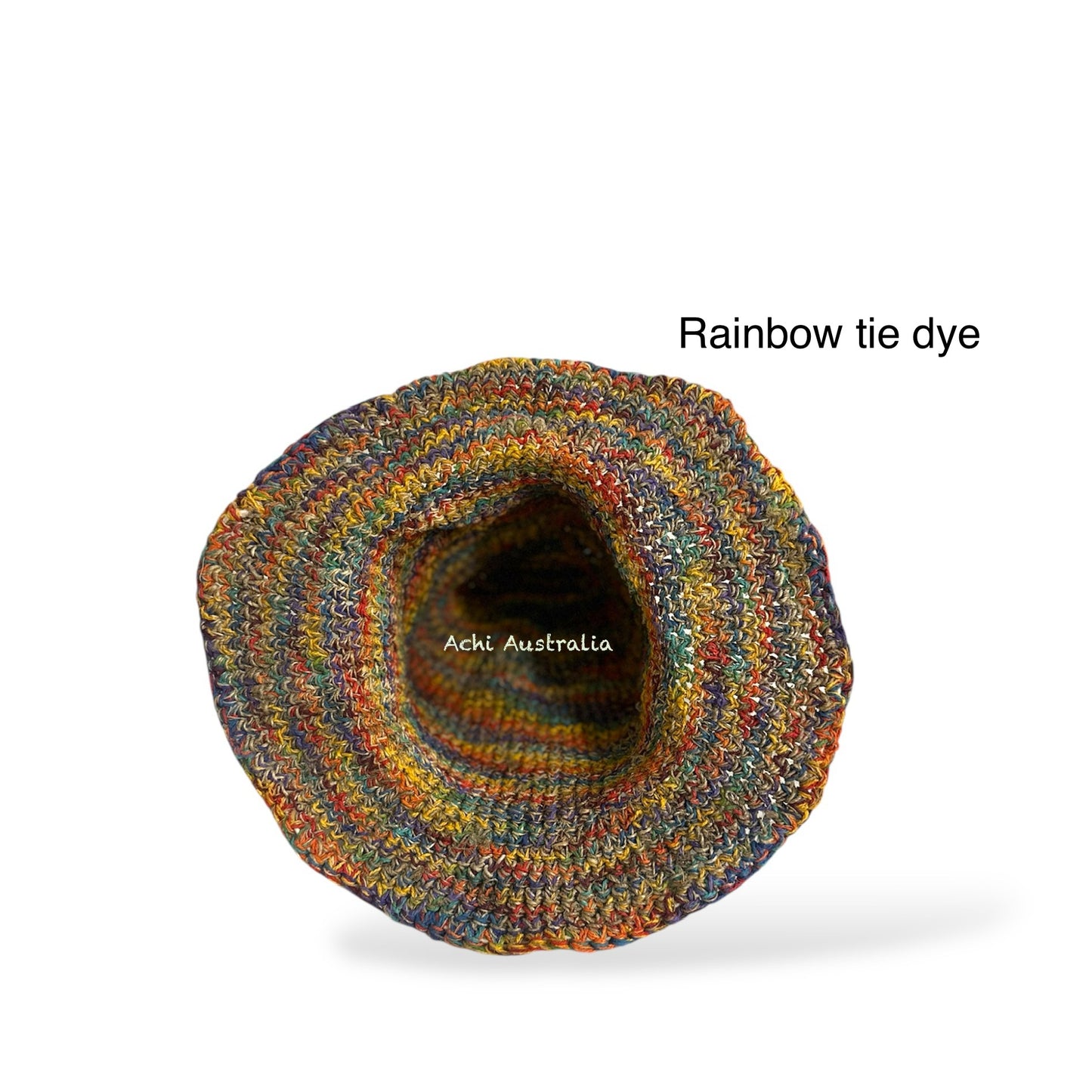 Rainbow Pixie hood hemp hat