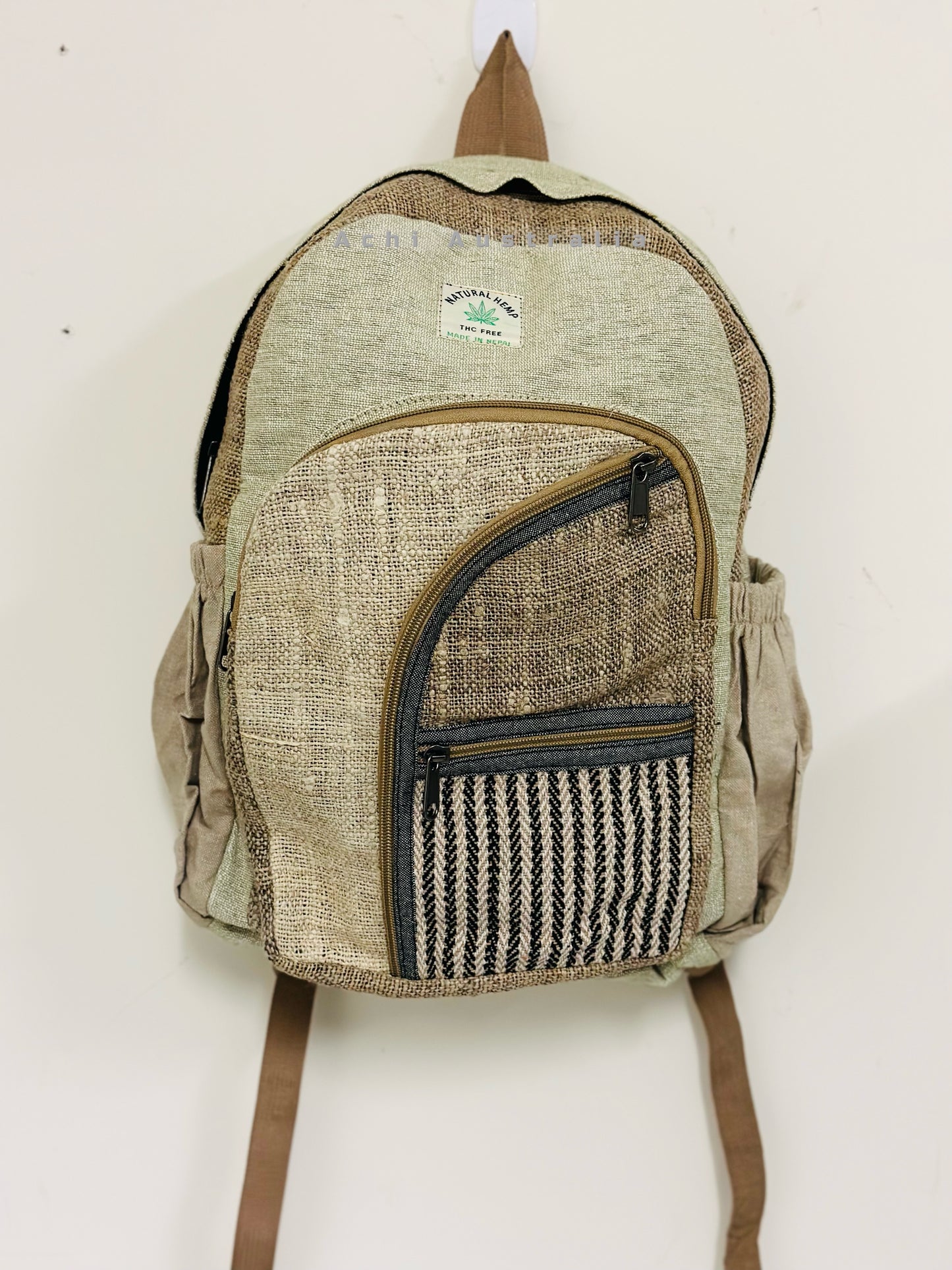 Hemp/Cotton Backpack from Nepal