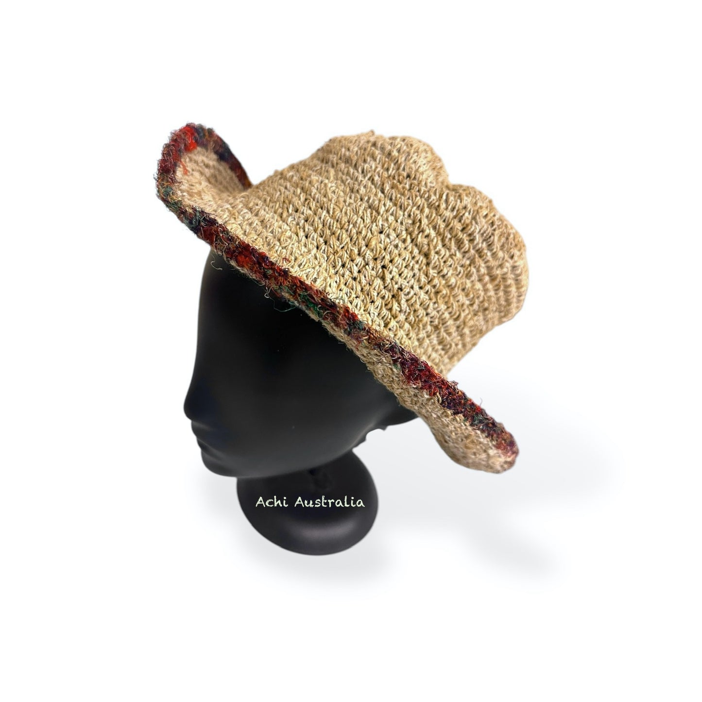 Silk hemp cotton hat