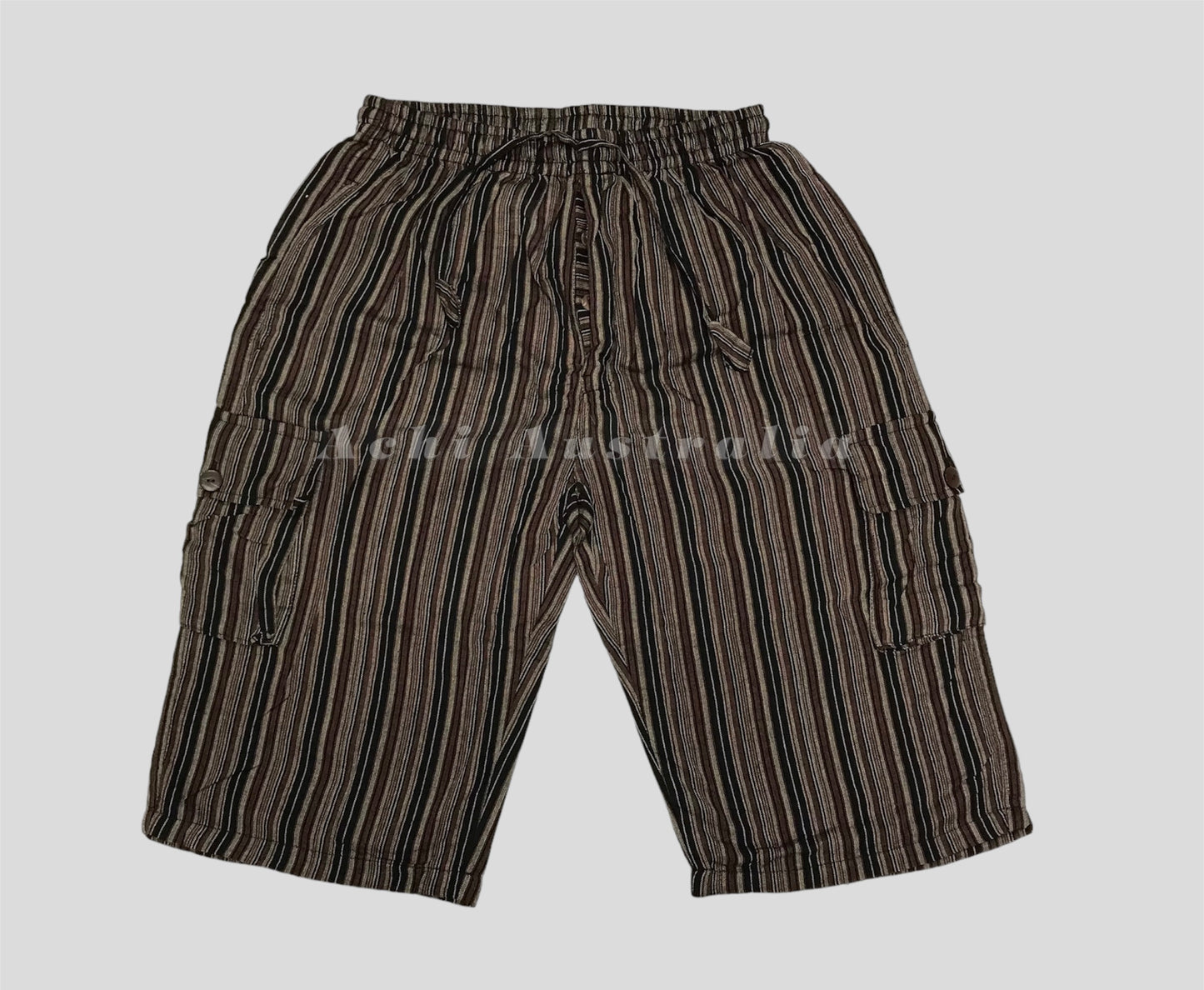 3/4 Cotton Cargo Shorts