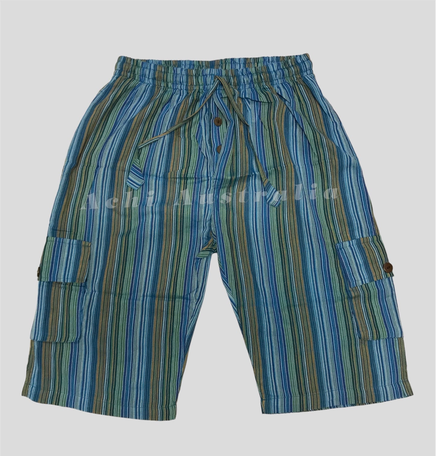 3/4 Cotton Cargo Shorts