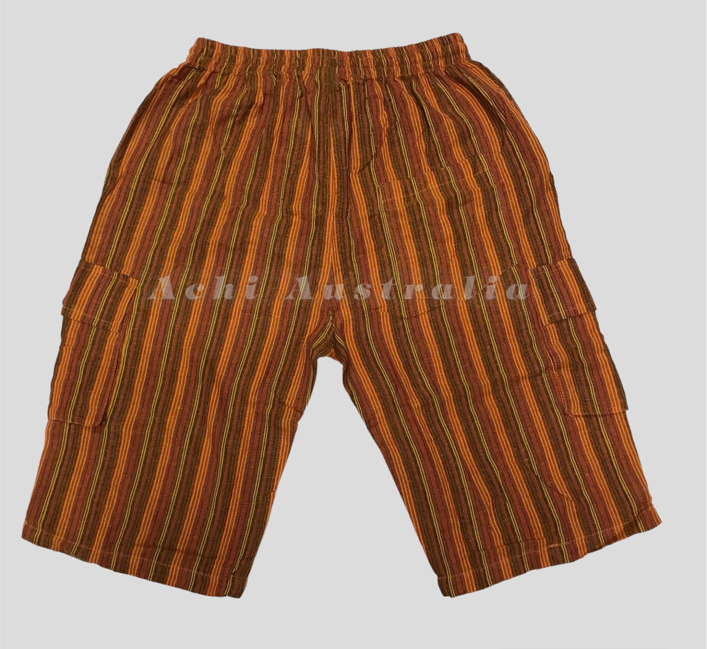 3/4 Cotton Cargo Shorts