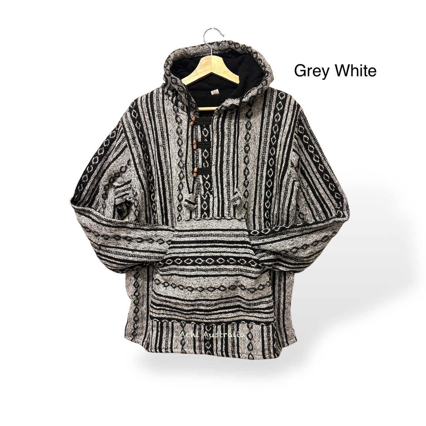 Unisex Pullover Cotton Hoodie Jacket with Fleece lining