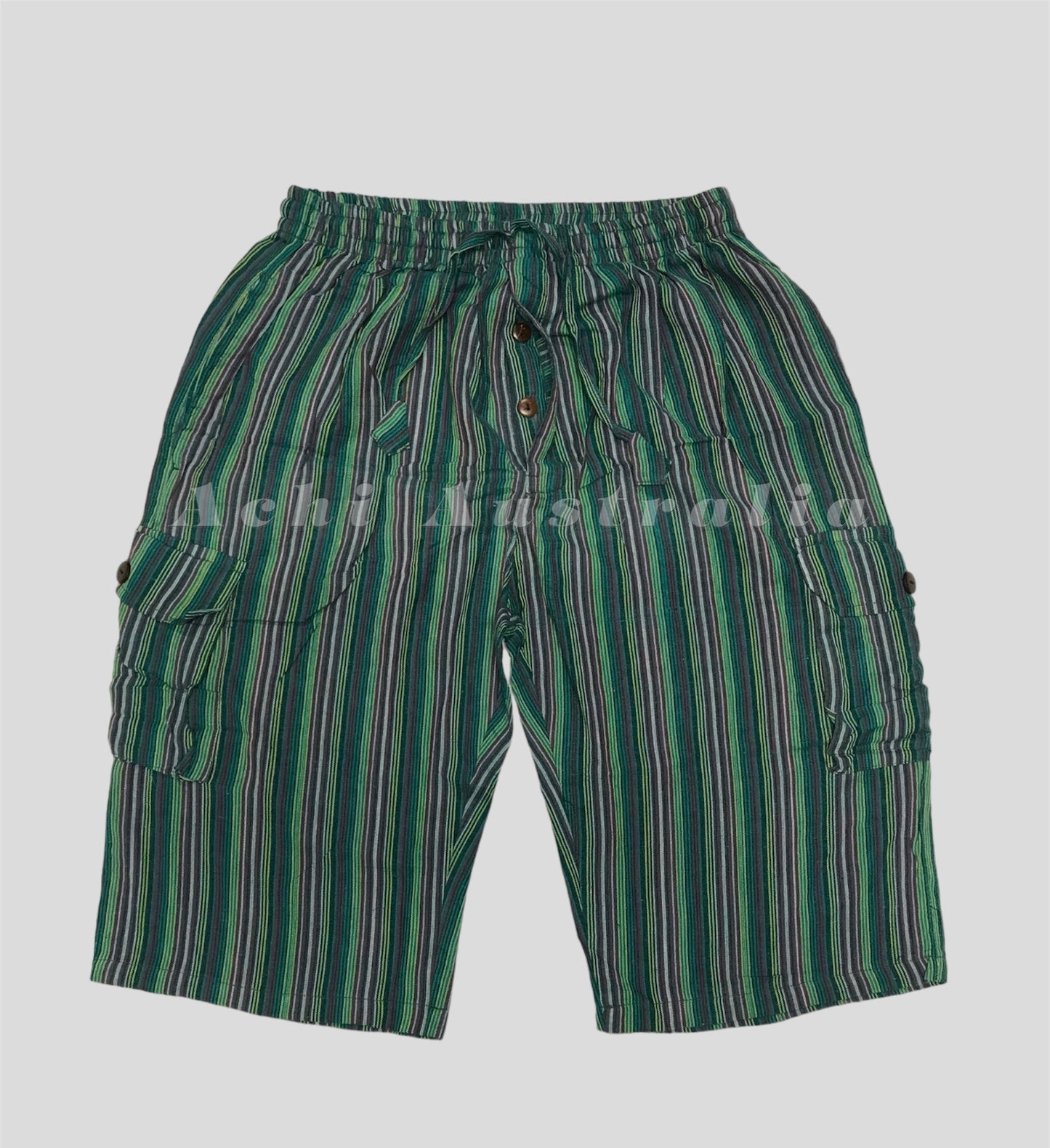 3/4 Cotton Cargo Shorts
