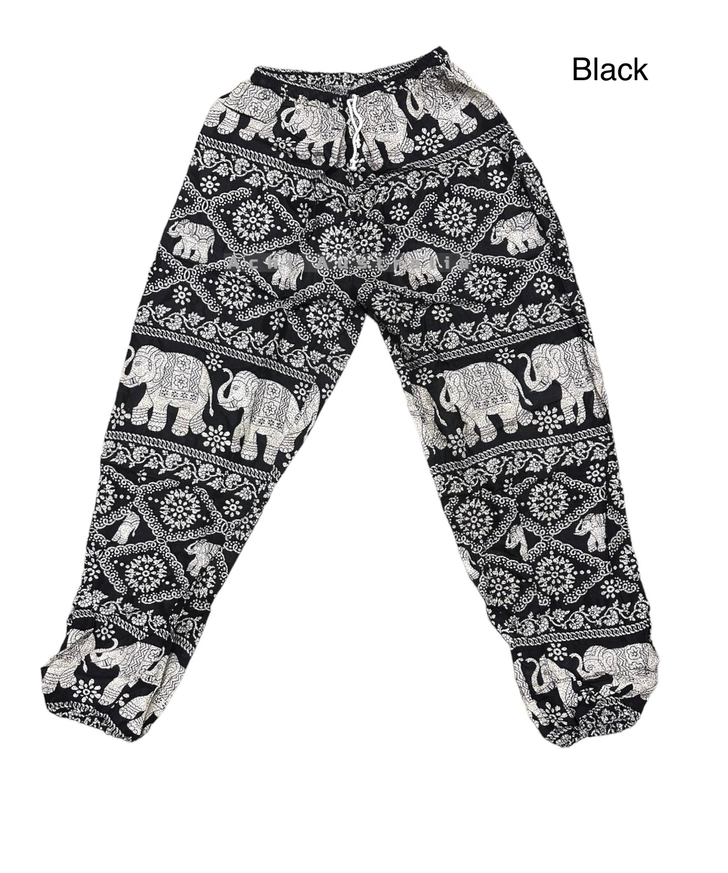 Unisex Elephant Print Pant