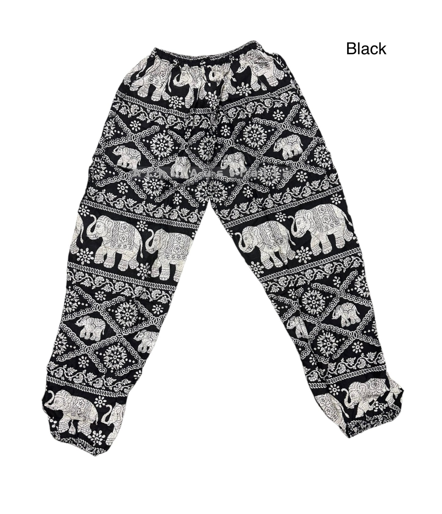 Unisex Elephant Print Pant