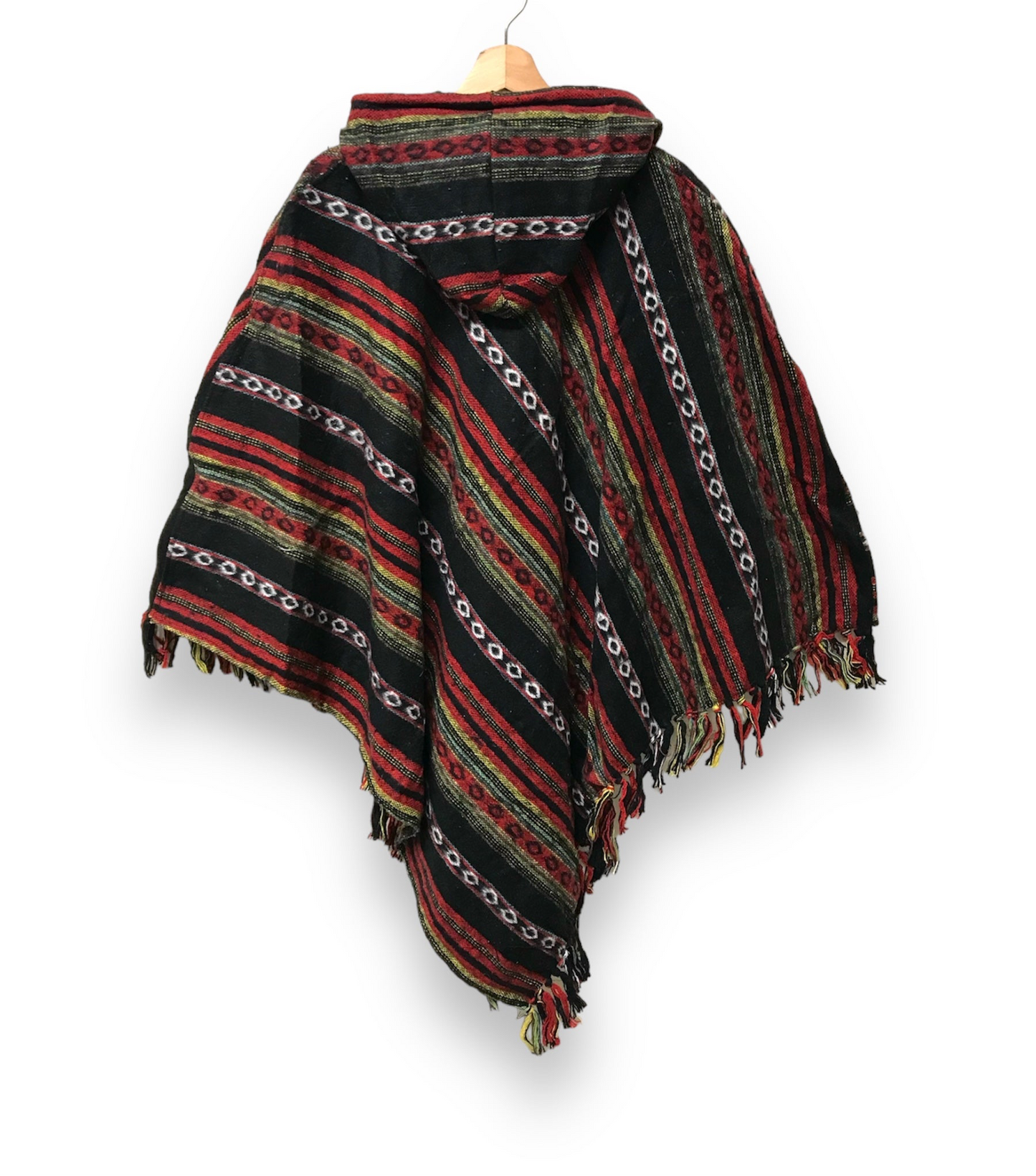 Boho Hippie Cotton Triangle Poncho