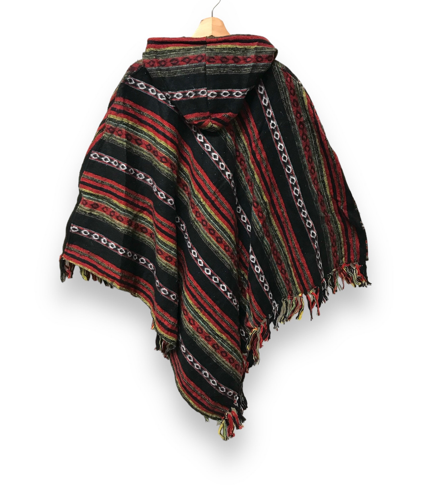 Boho Hippie Cotton Triangle Poncho