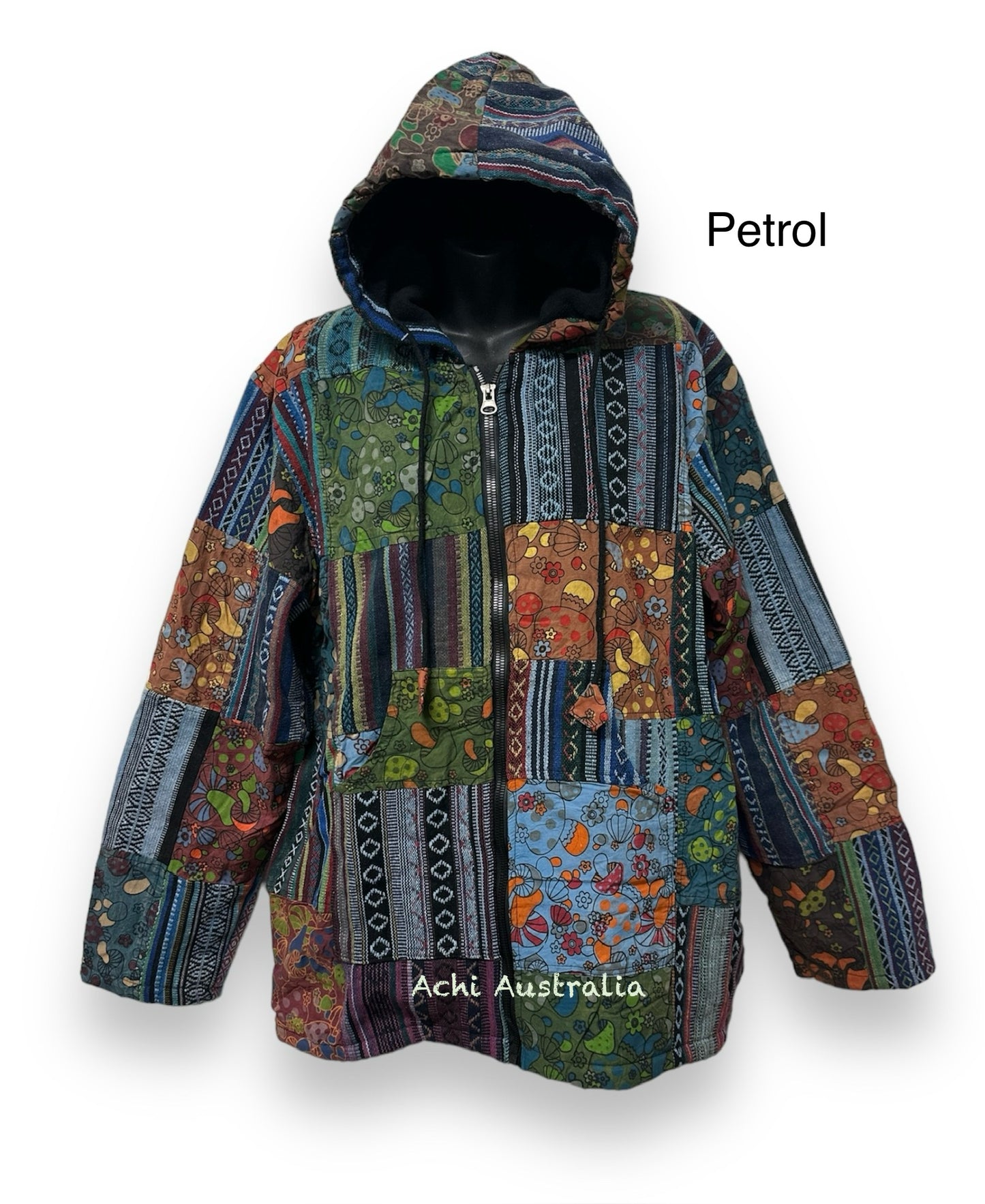 Patch Mushroom fleece Lining Jacket for both men & women