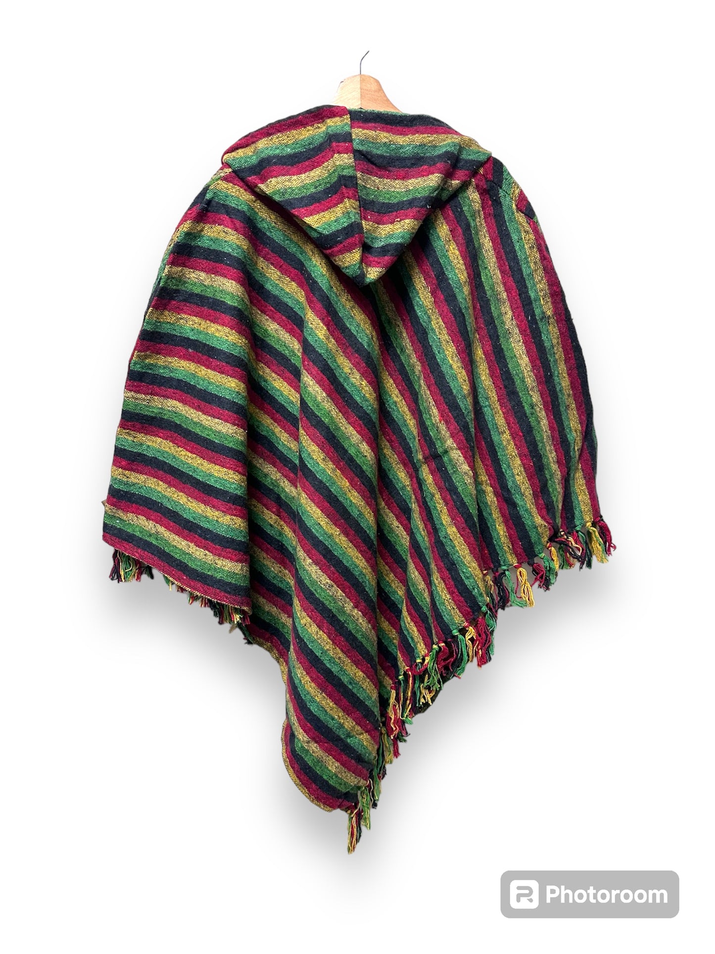 Boho Hippie Cotton Triangle Poncho