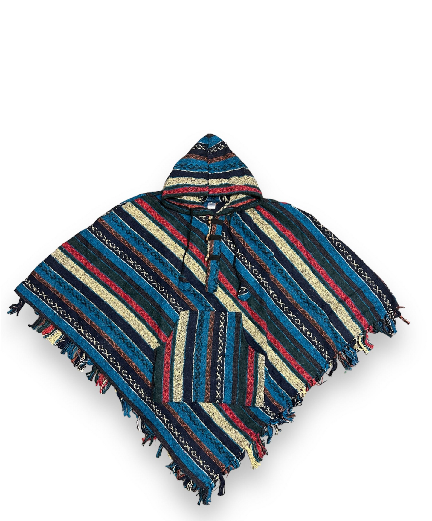 Boho Hippie Cotton Triangle Poncho