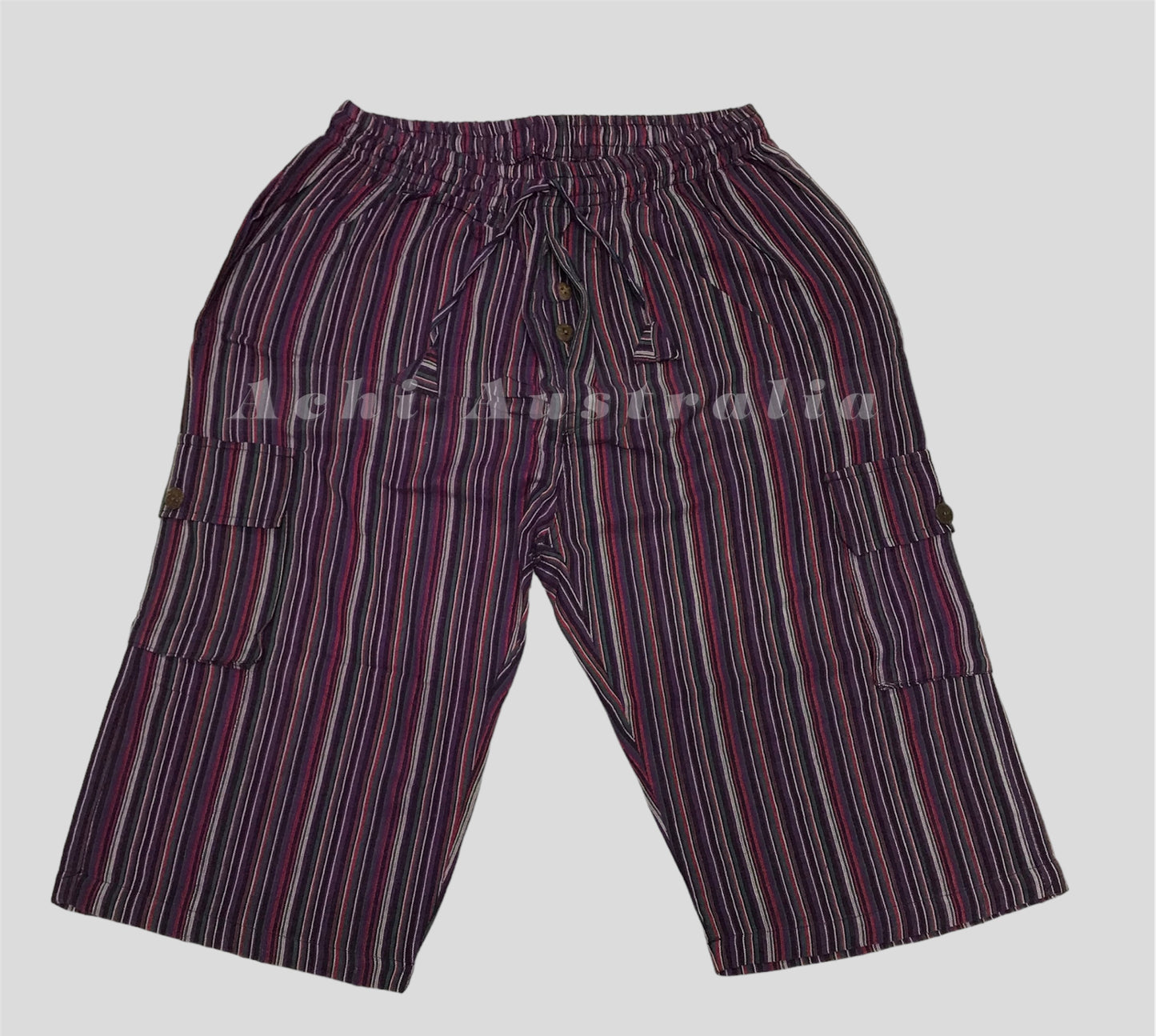 3/4 Cotton Cargo Shorts