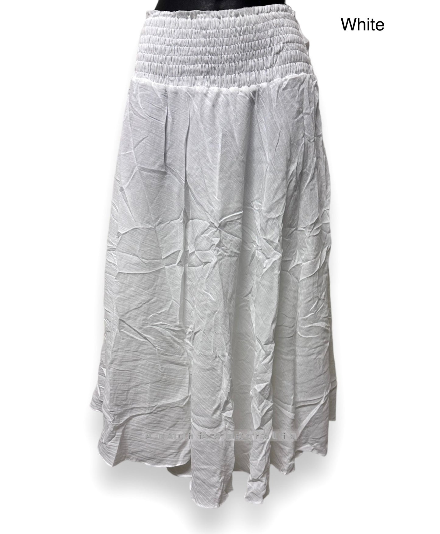 Cotton Skirt with coconut buckle