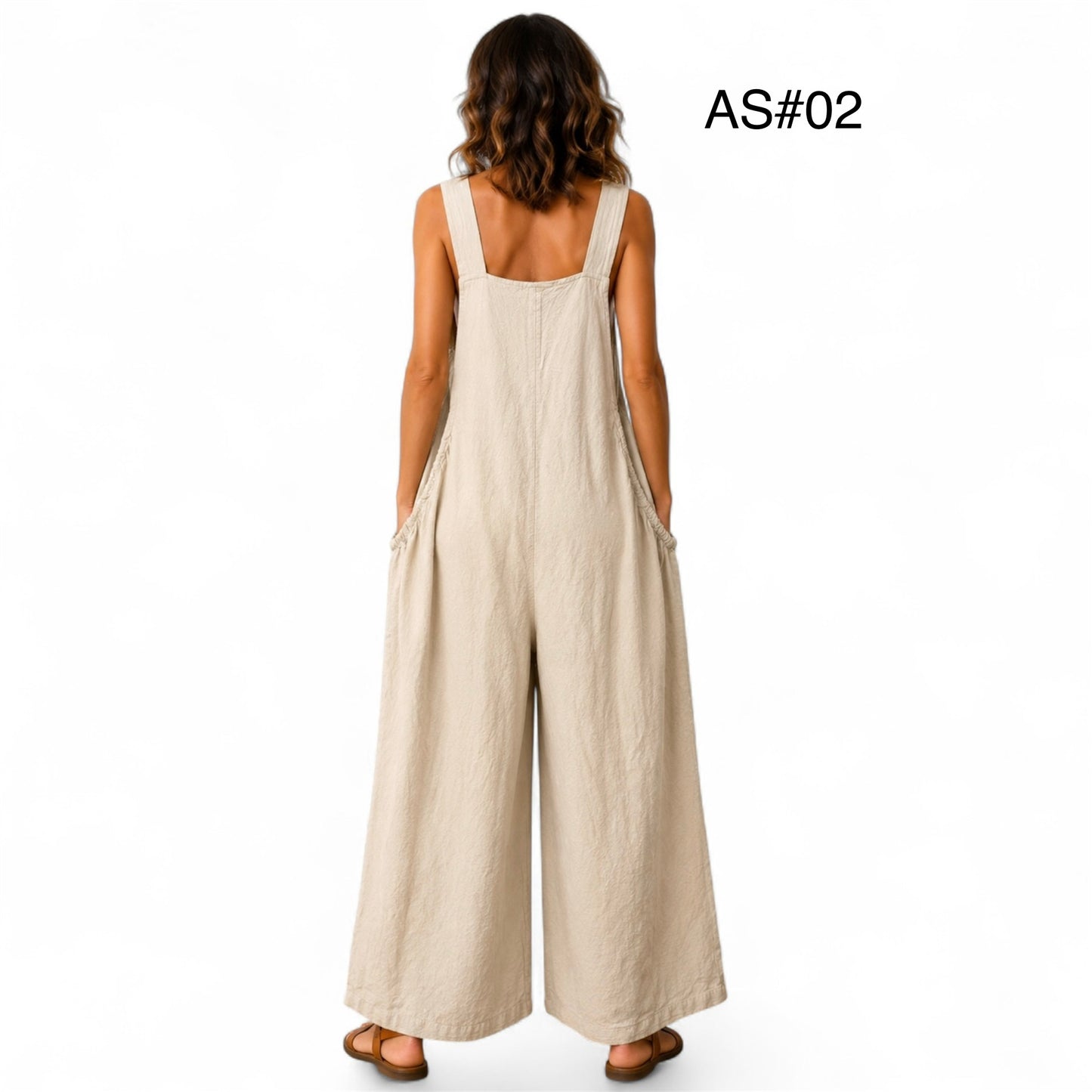 Thick Cotton Jumpsuit with wide leg and super comfortable