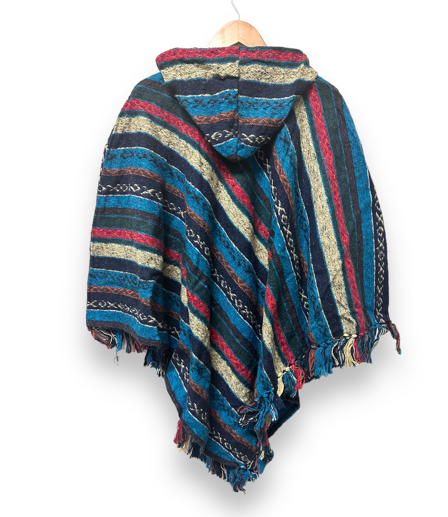 Boho Hippie Cotton Triangle Poncho