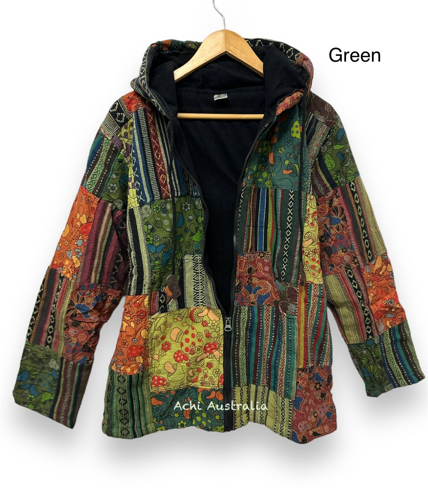 Patch Mushroom fleece Lining Jacket for both men & women