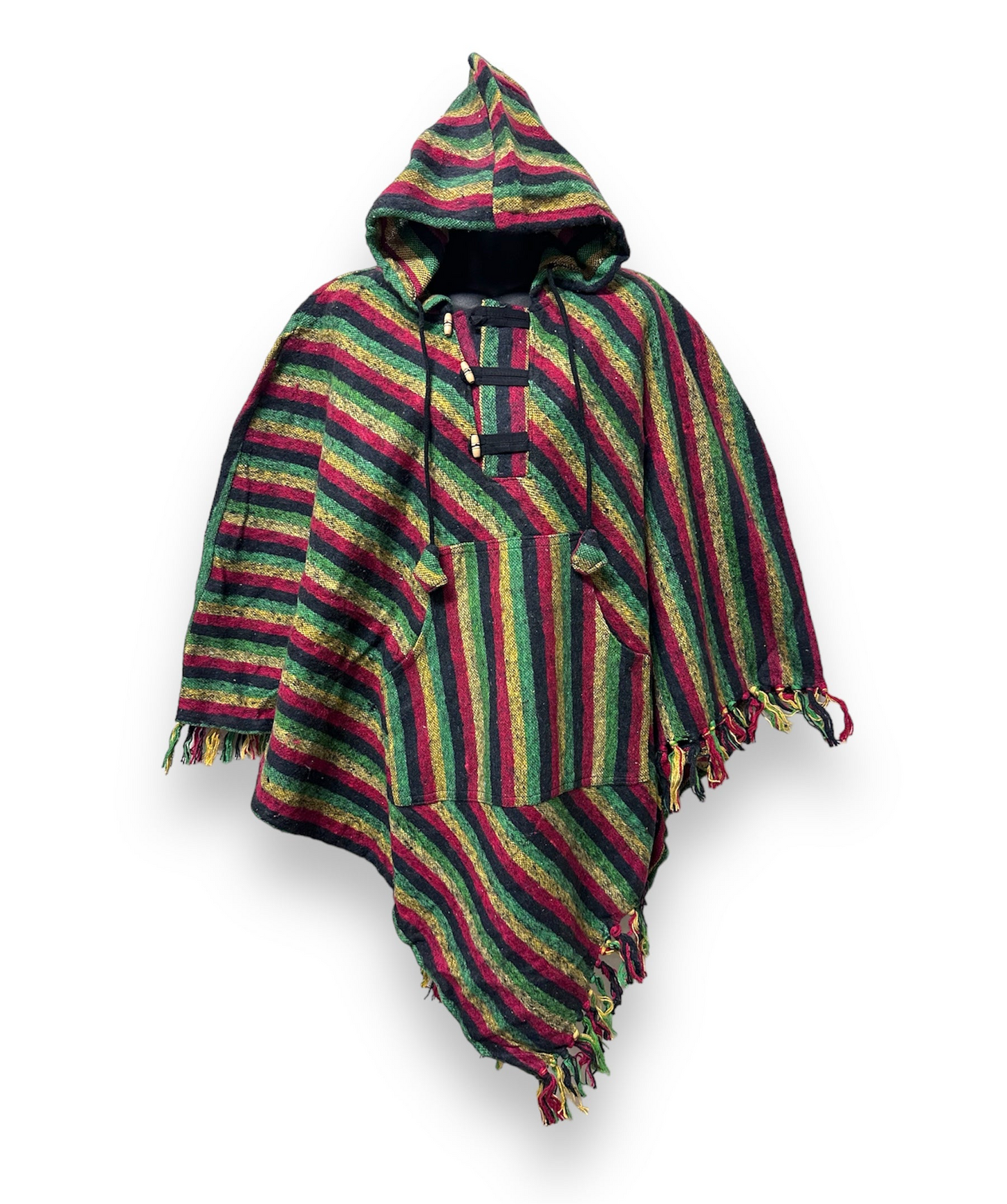 Boho Hippie Cotton Triangle Poncho