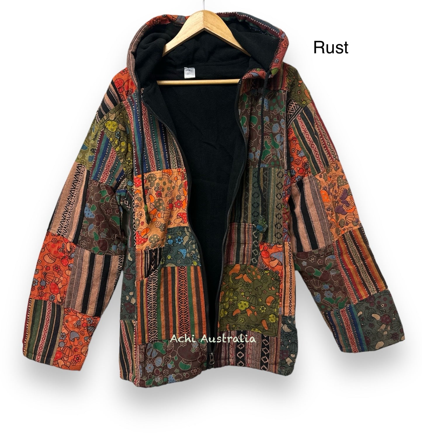 Patch Mushroom fleece Lining Jacket for both men & women