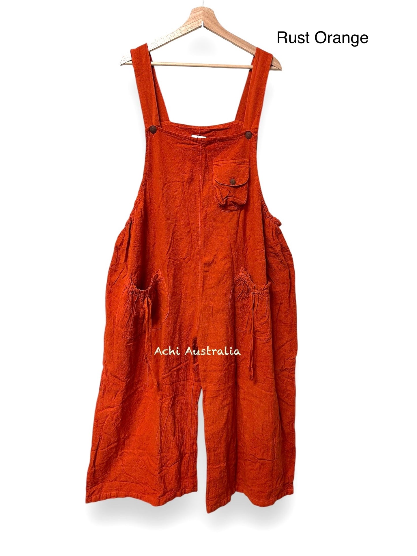 Women Cotton Jumpsuit with wide leg and super comfortable.