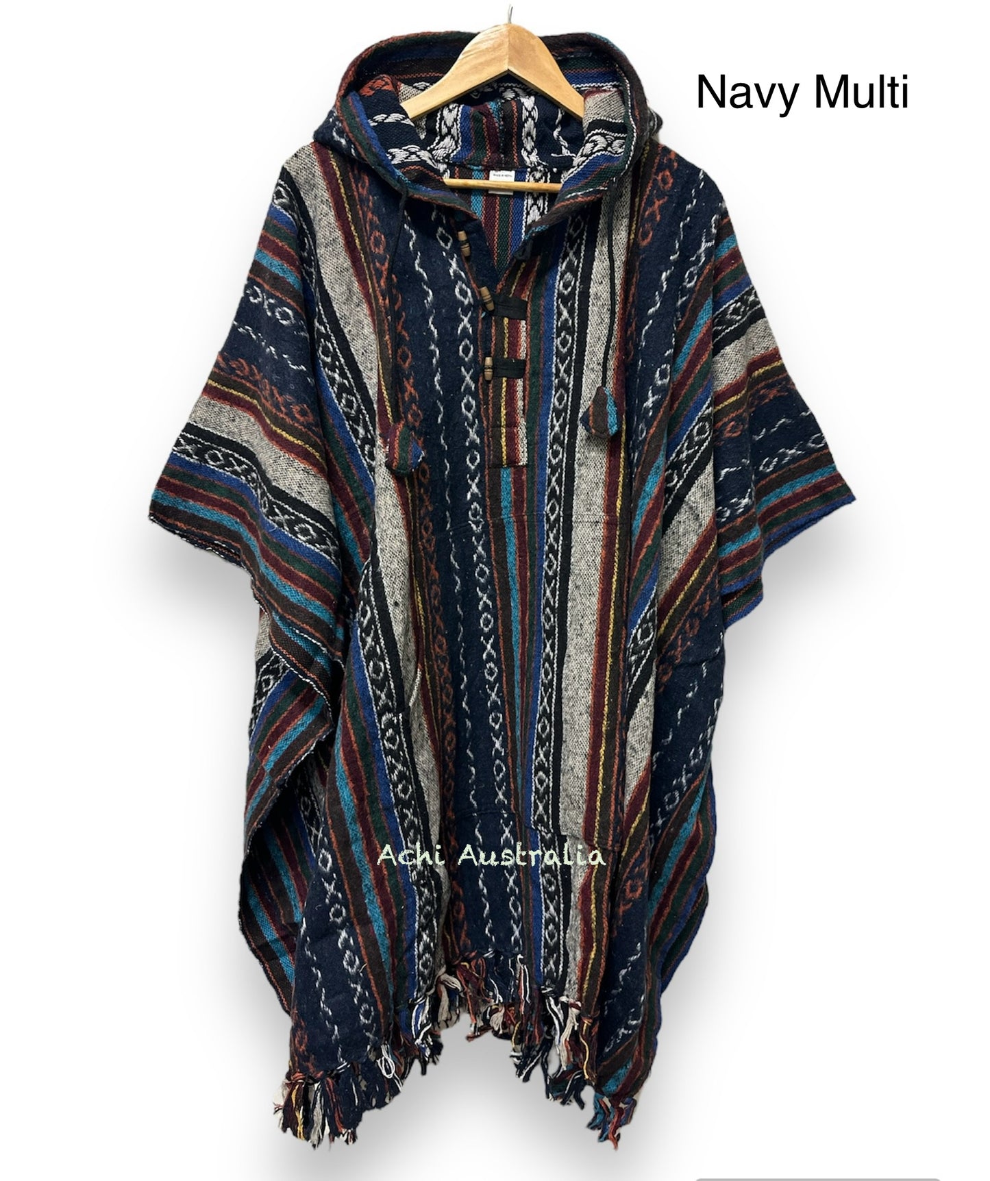 Cotton Poncho for both Hippies men & women