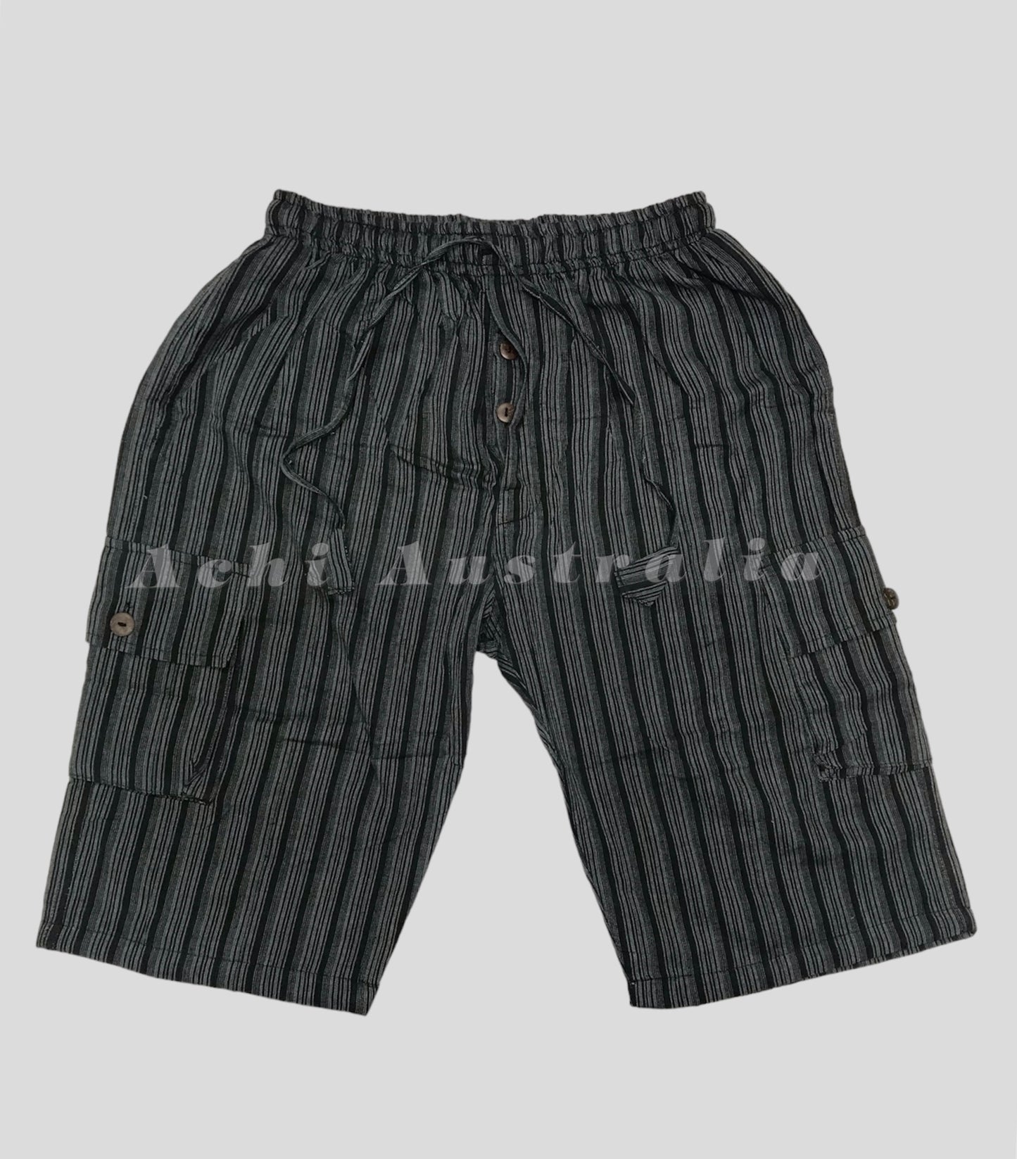 3/4 Cotton Cargo Shorts