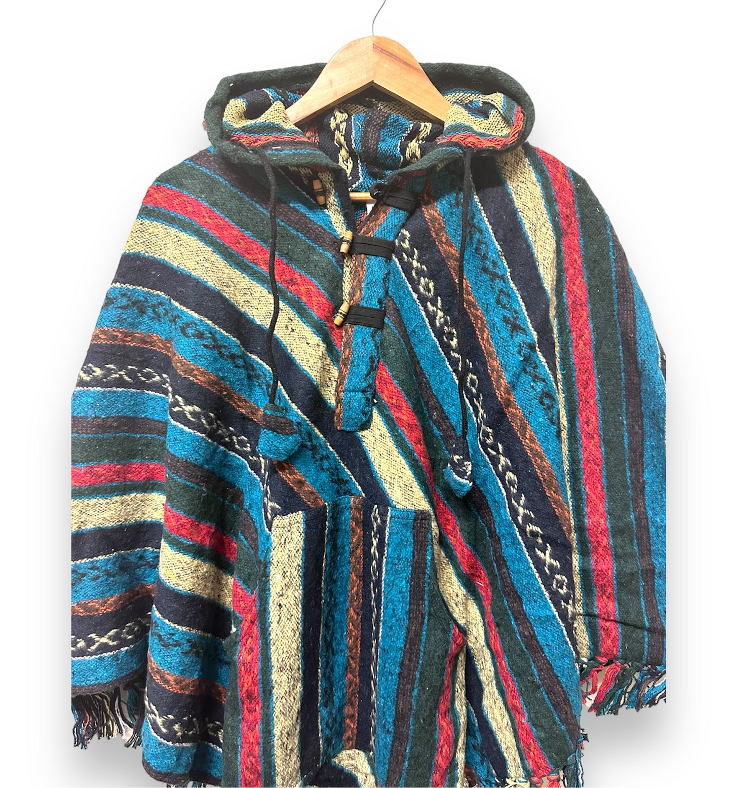 Boho Hippie Cotton Triangle Poncho