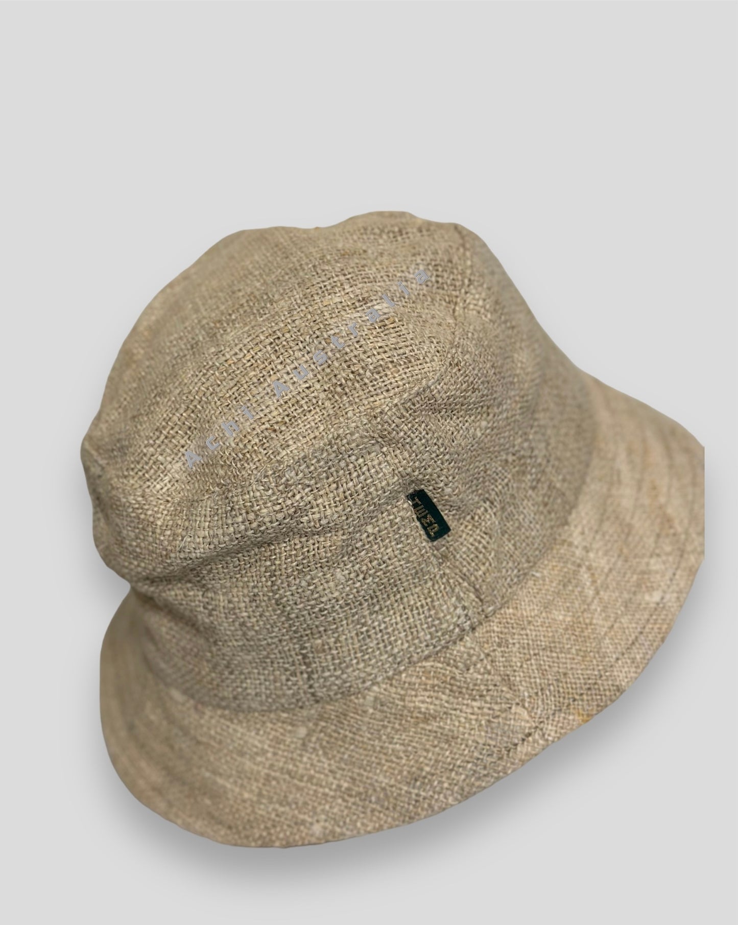 Natural Hemp bucket Hatg