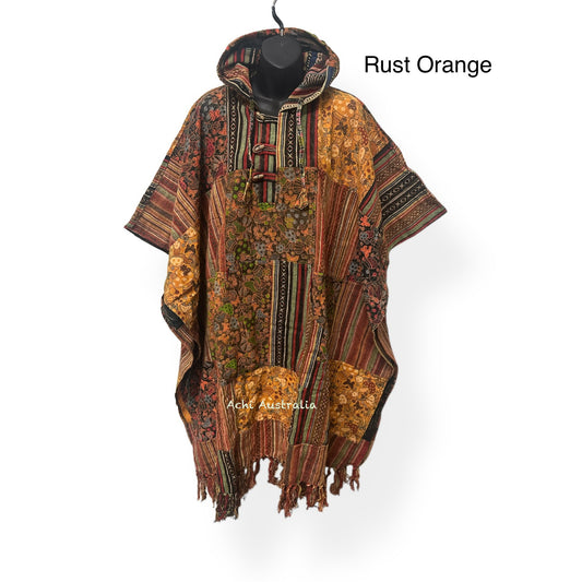 Mushroom Patch Poncho for both men and women