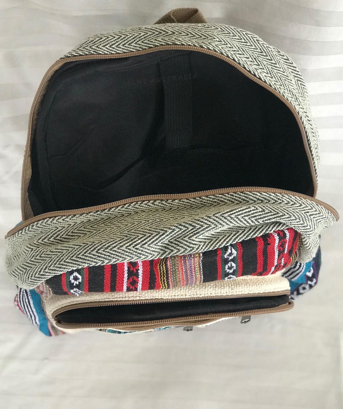 Backpack with a laptop sleeve