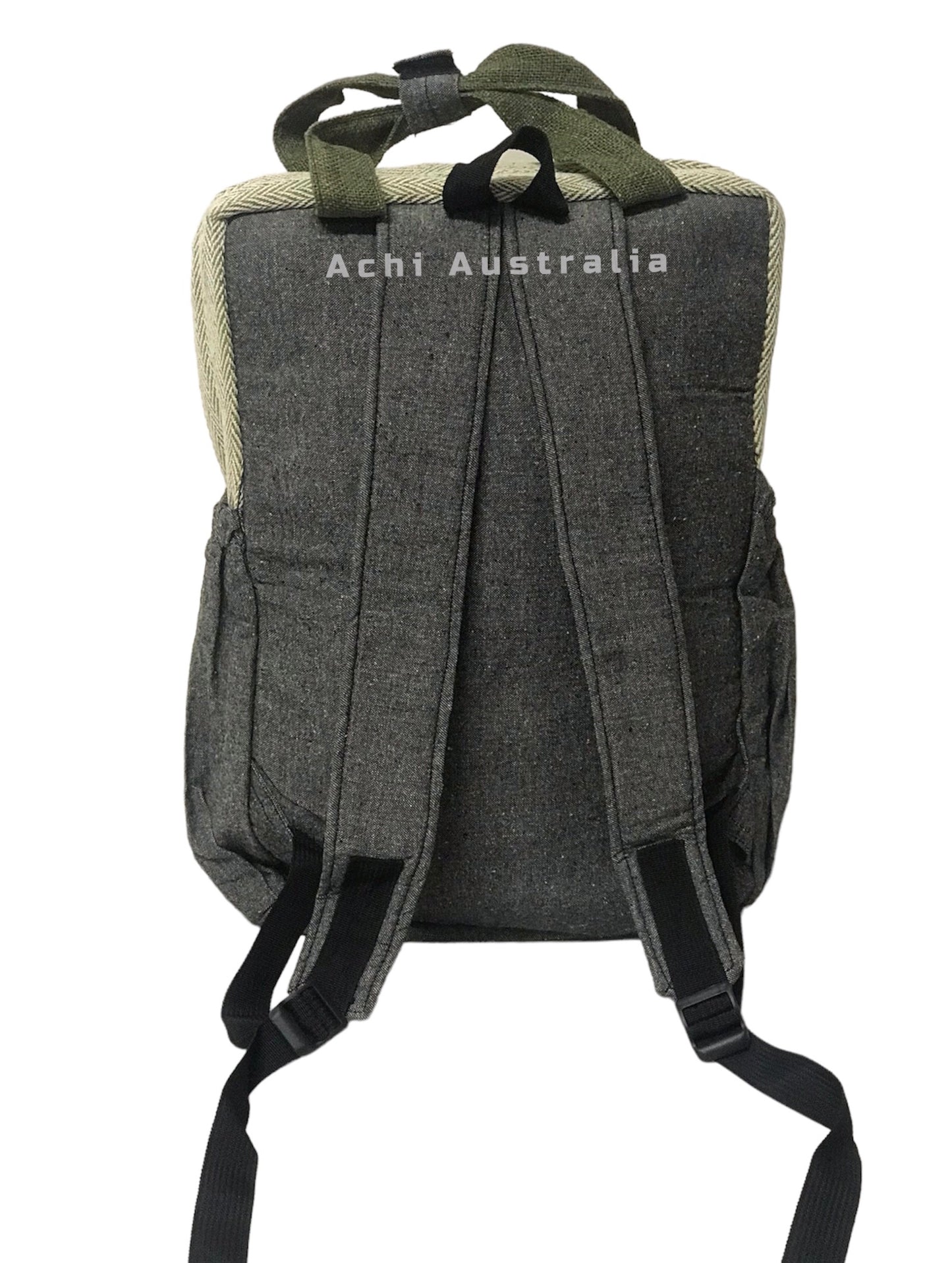 Multi Pockets Hemp & Cotton Backpack