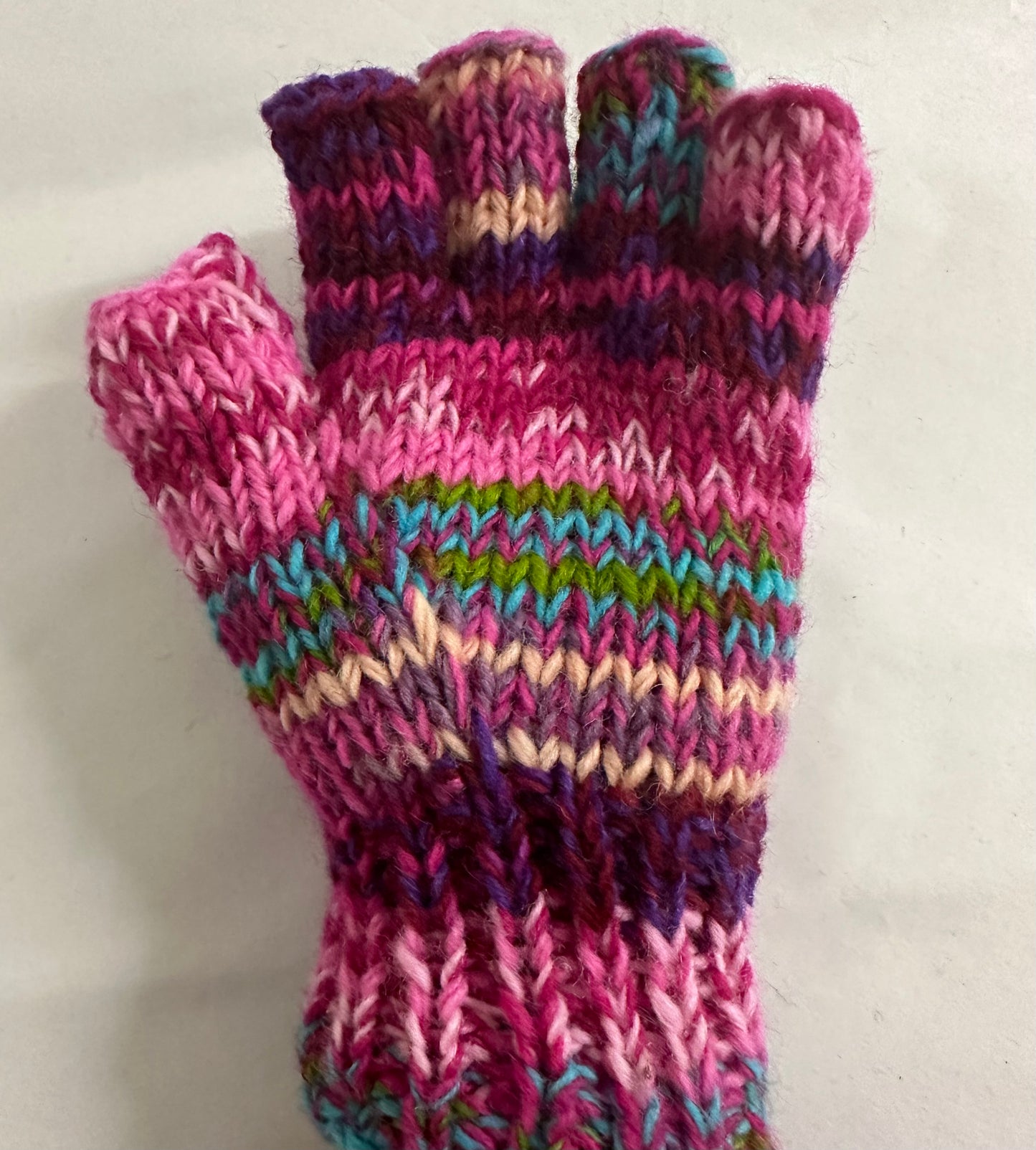 Fingerless gloves 100% wool