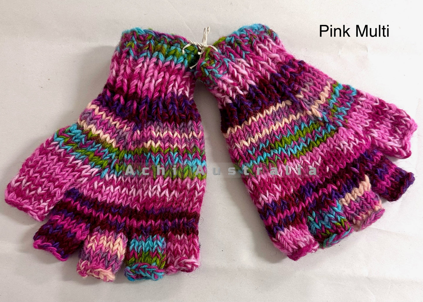 Fingerless gloves 100% wool