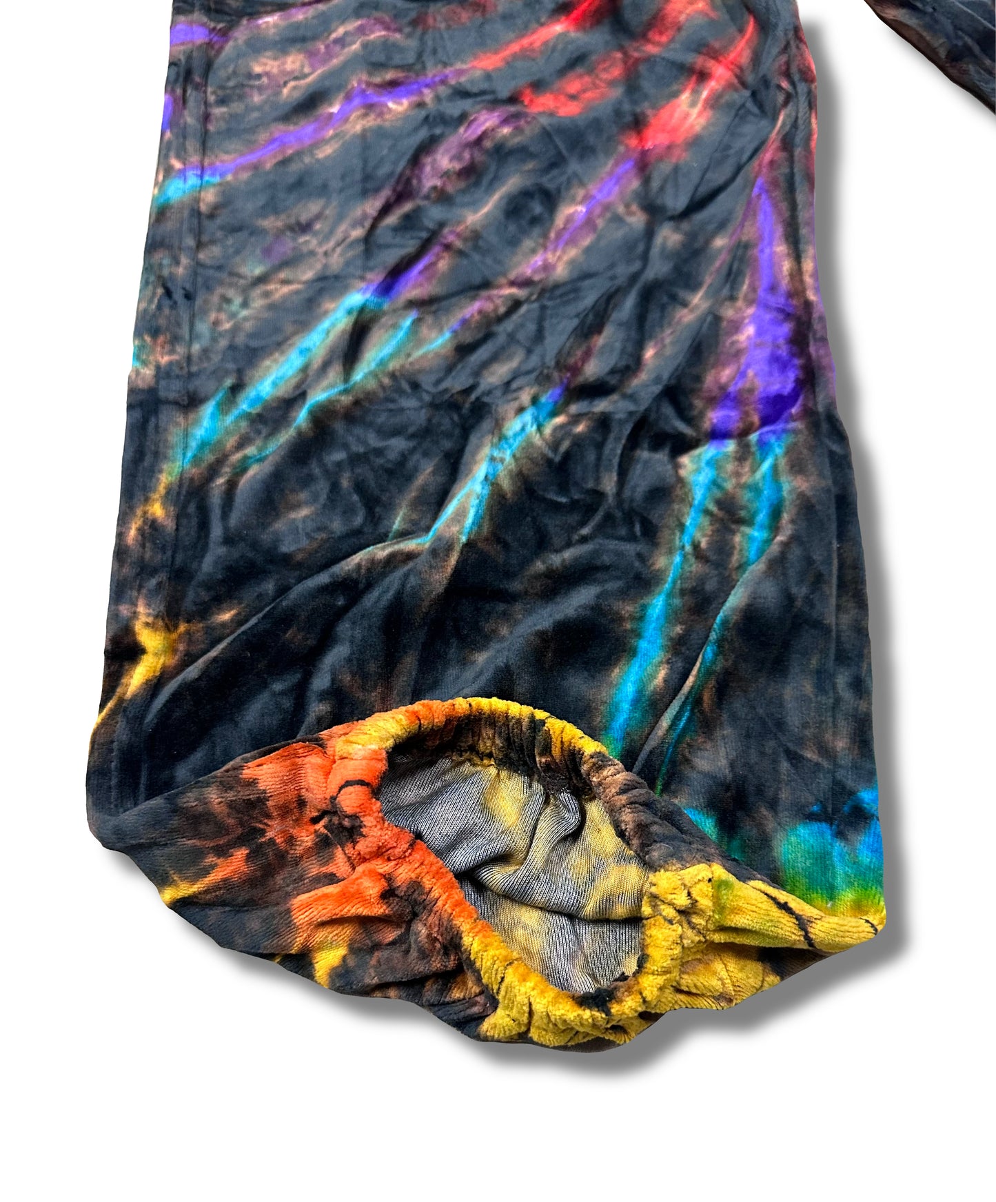 Velvet Rainbow tie dye Pants