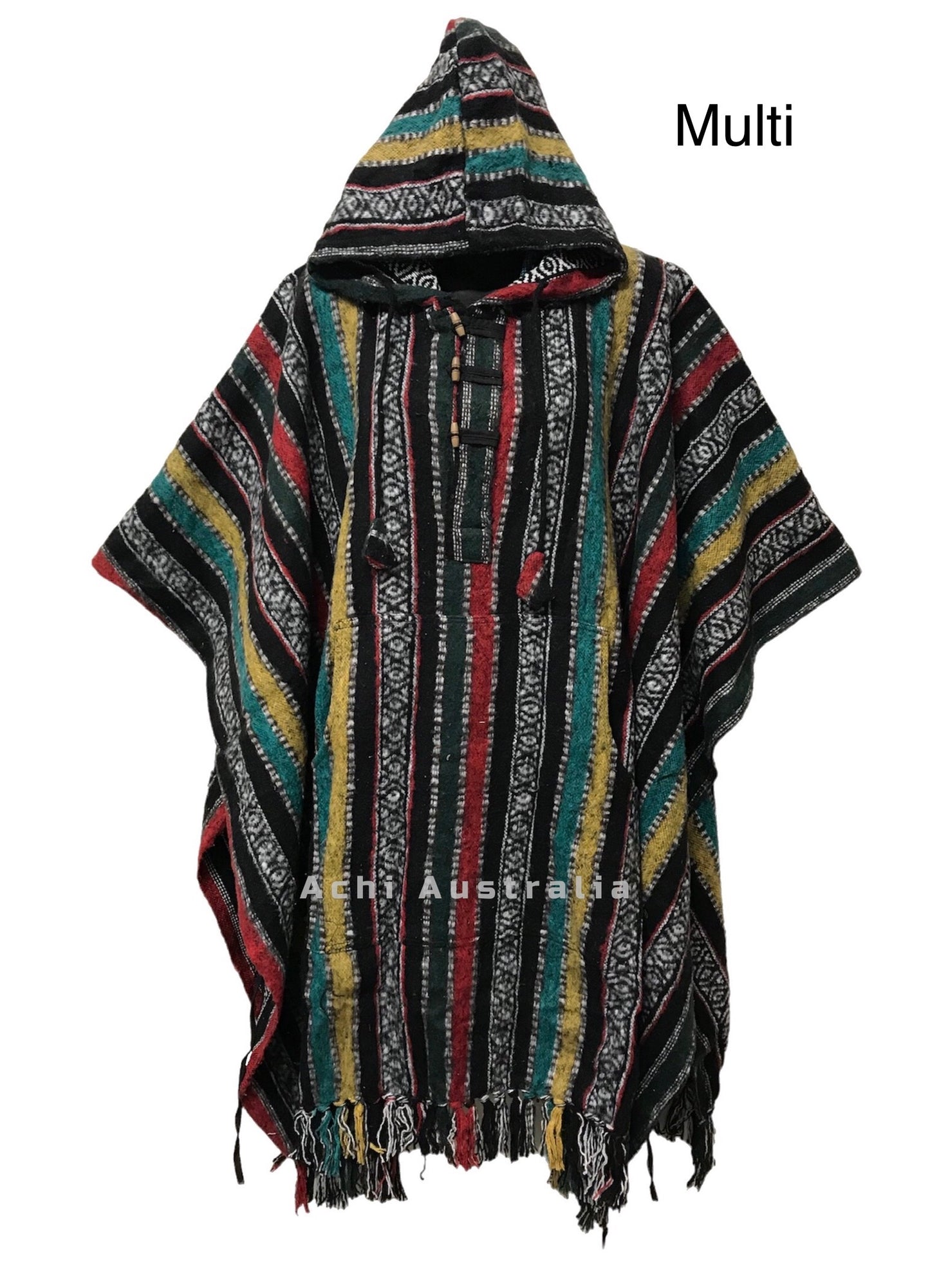 Cotton Poncho for both Hippies men & women